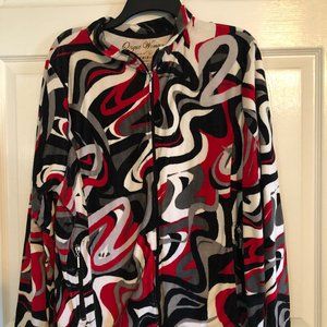 Onque Woman soft multicolor jacket 1X